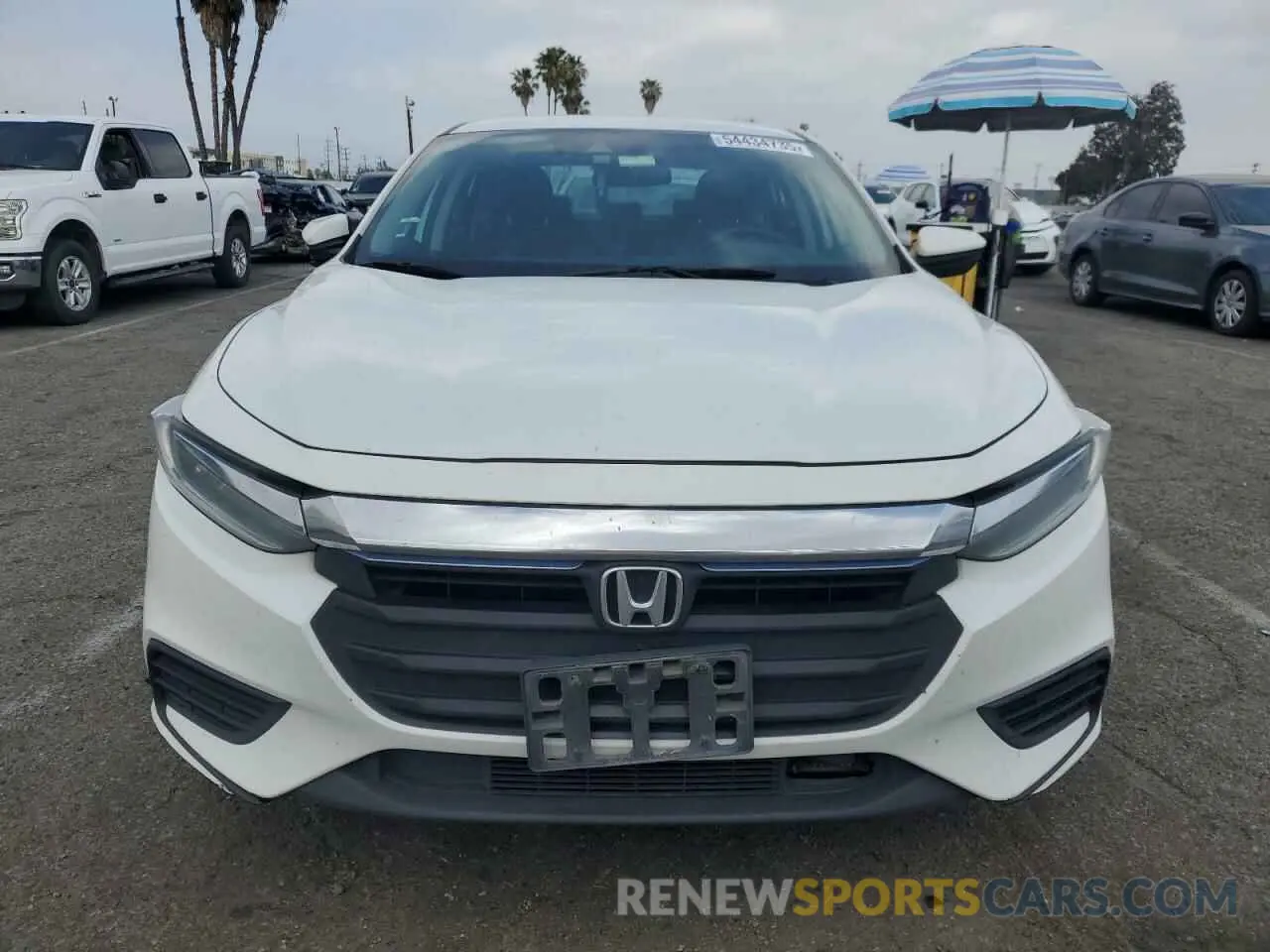 5 fotografías del automóvil dañado 19XZE4F52NE014032 HONDA INSIGHT 2022