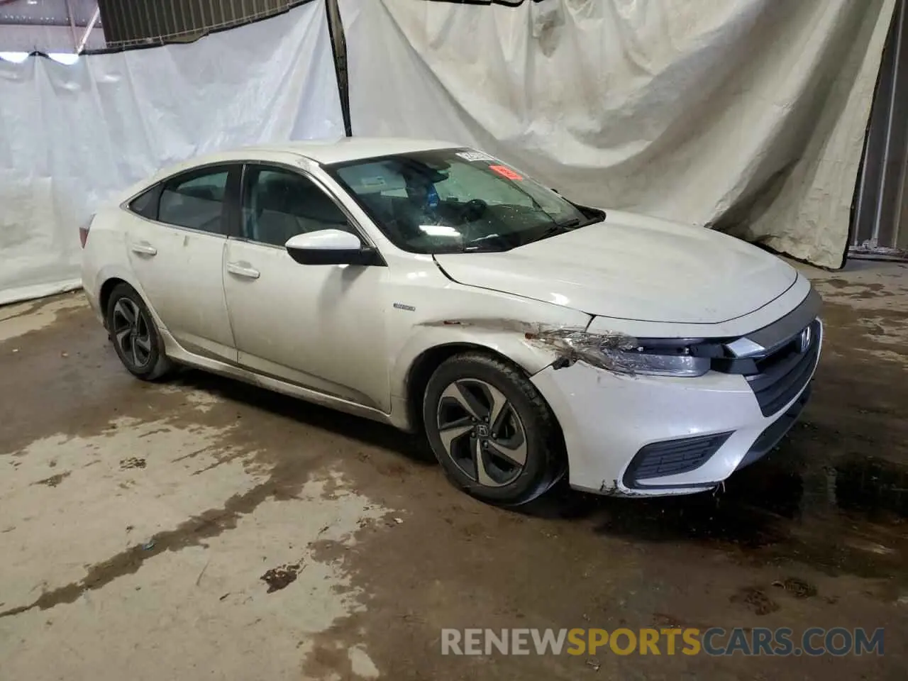 4 fotografías del automóvil dañado 19XZE4F53NE001418 HONDA INSIGHT 2022