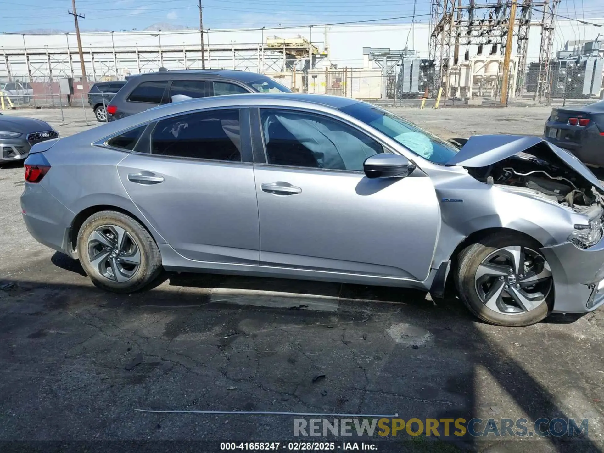 12 fotografías del automóvil dañado 19XZE4F54NE008068 HONDA INSIGHT 2022