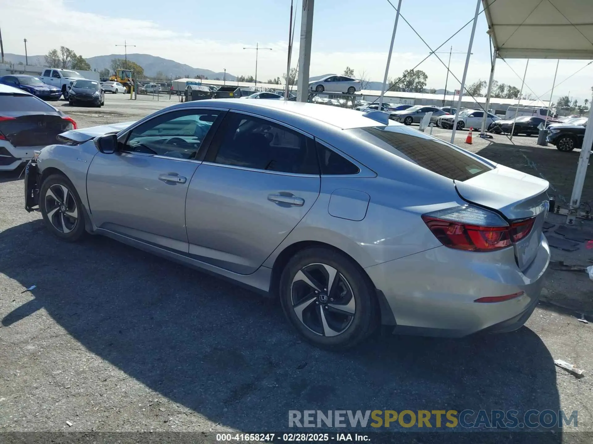 3 fotografías del automóvil dañado 19XZE4F54NE008068 HONDA INSIGHT 2022