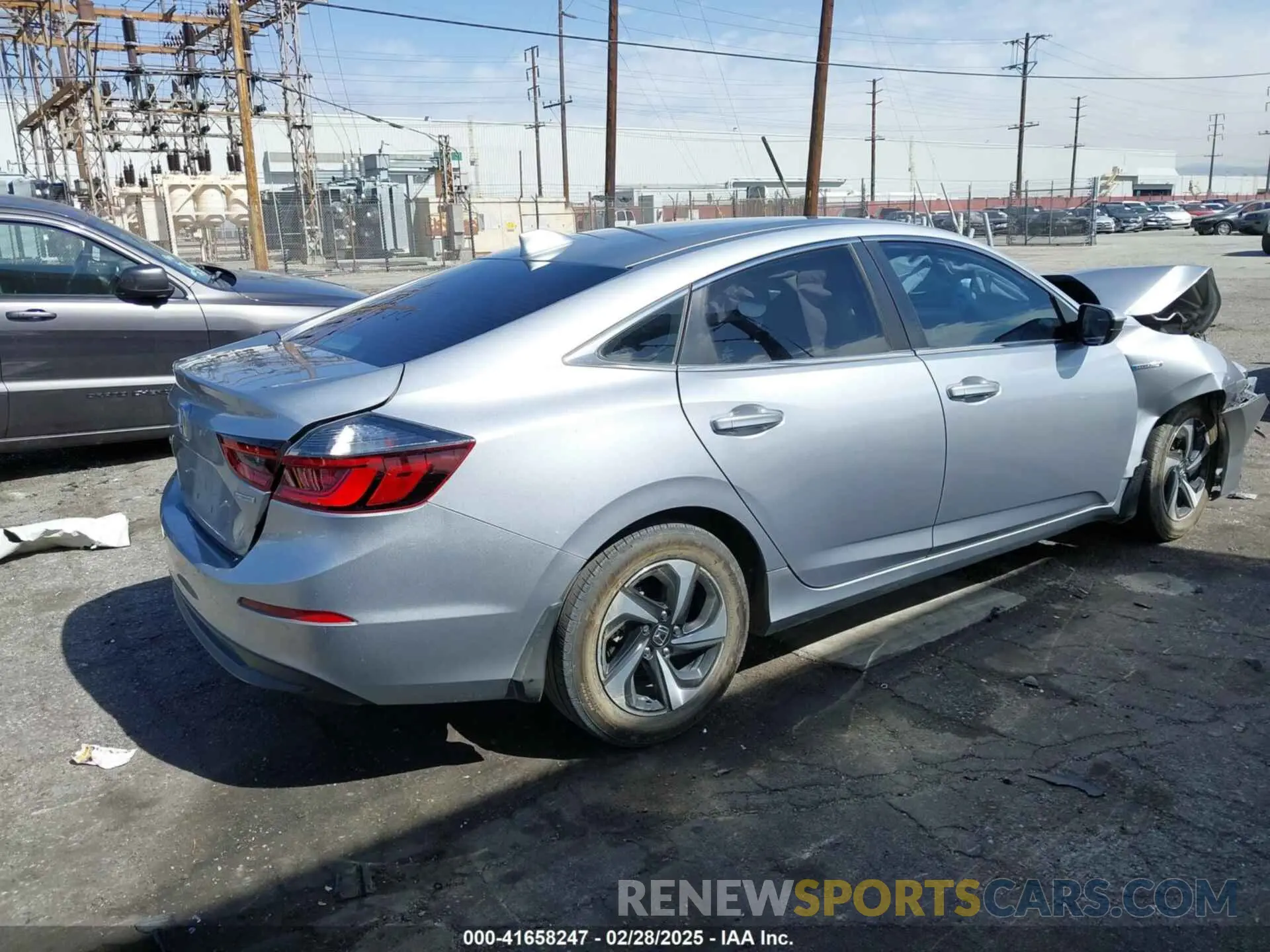 4 fotografías del automóvil dañado 19XZE4F54NE008068 HONDA INSIGHT 2022