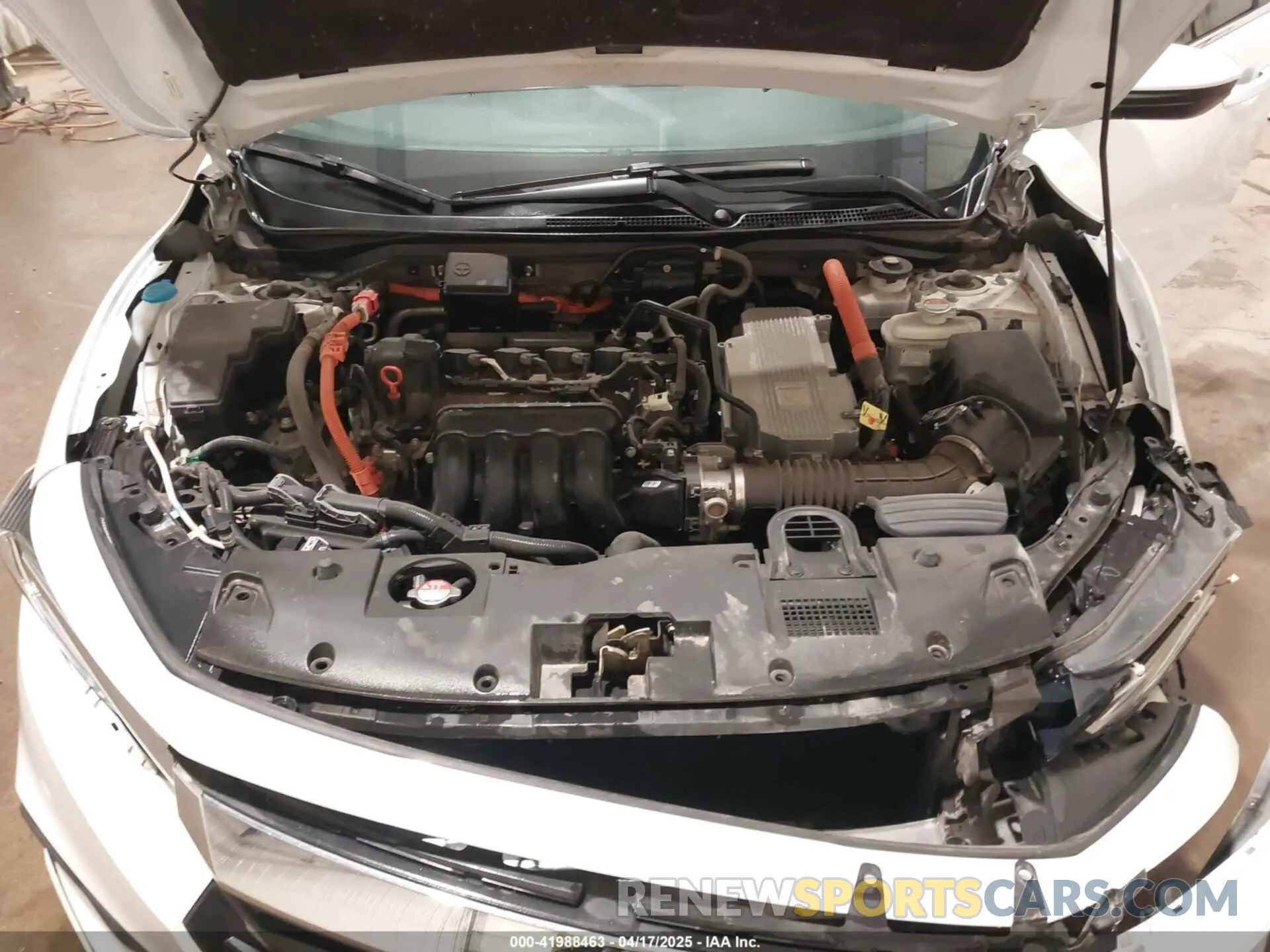 10 fotografías del automóvil dañado 19XZE4F55NE000139 HONDA INSIGHT 2022