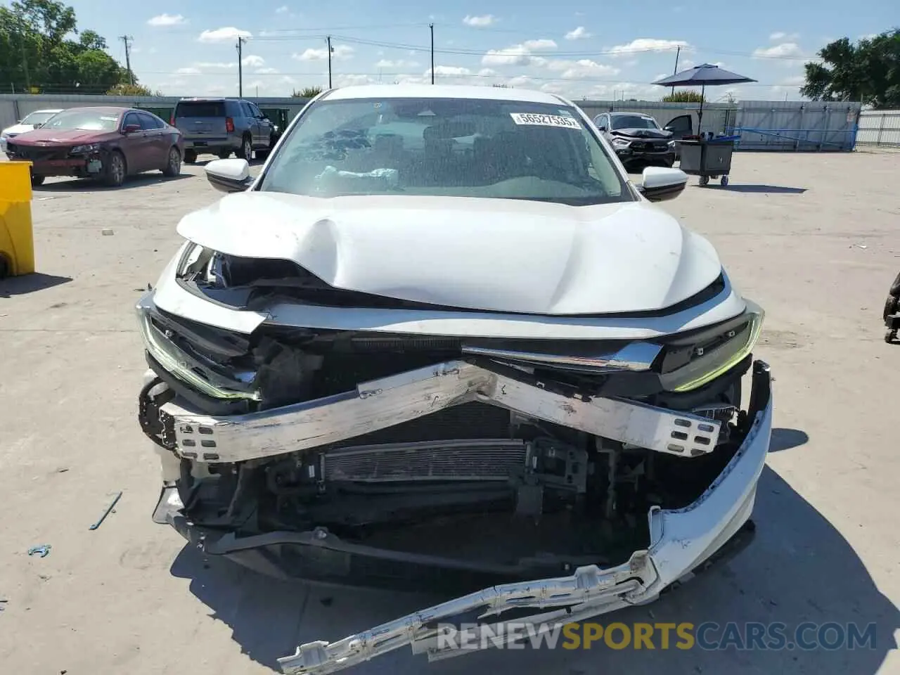 5 fotografías del automóvil dañado 19XZE4F55NE009889 HONDA INSIGHT 2022