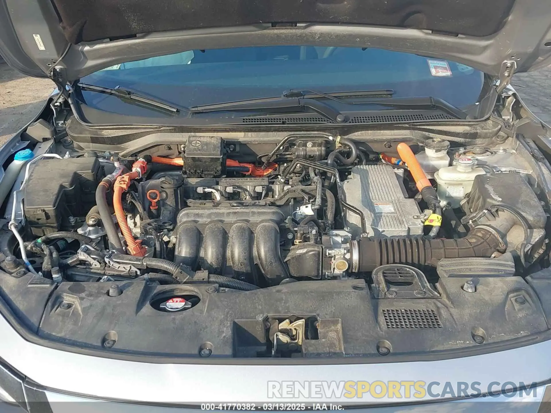 10 fotografías del automóvil dañado 19XZE4F56NE000425 HONDA INSIGHT 2022