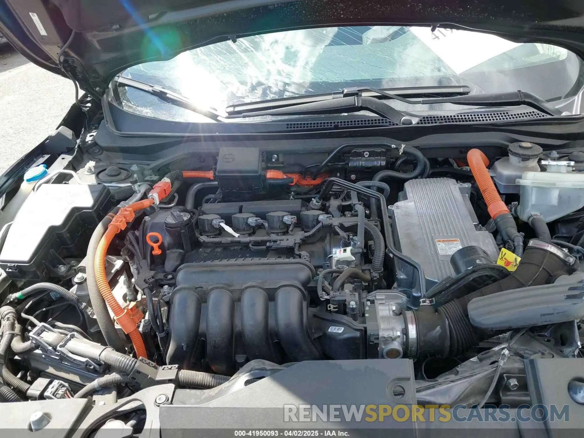10 fotografías del automóvil dañado 19XZE4F57NE016682 HONDA INSIGHT 2022