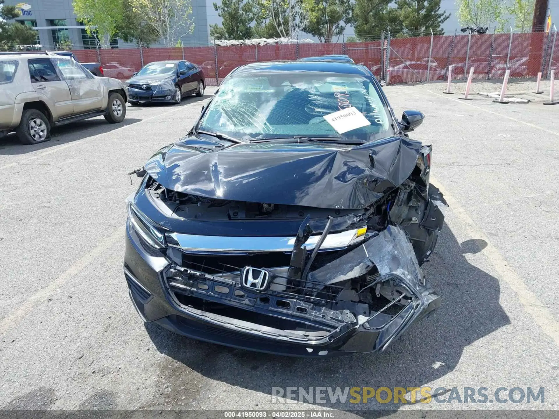 12 fotografías del automóvil dañado 19XZE4F57NE016682 HONDA INSIGHT 2022