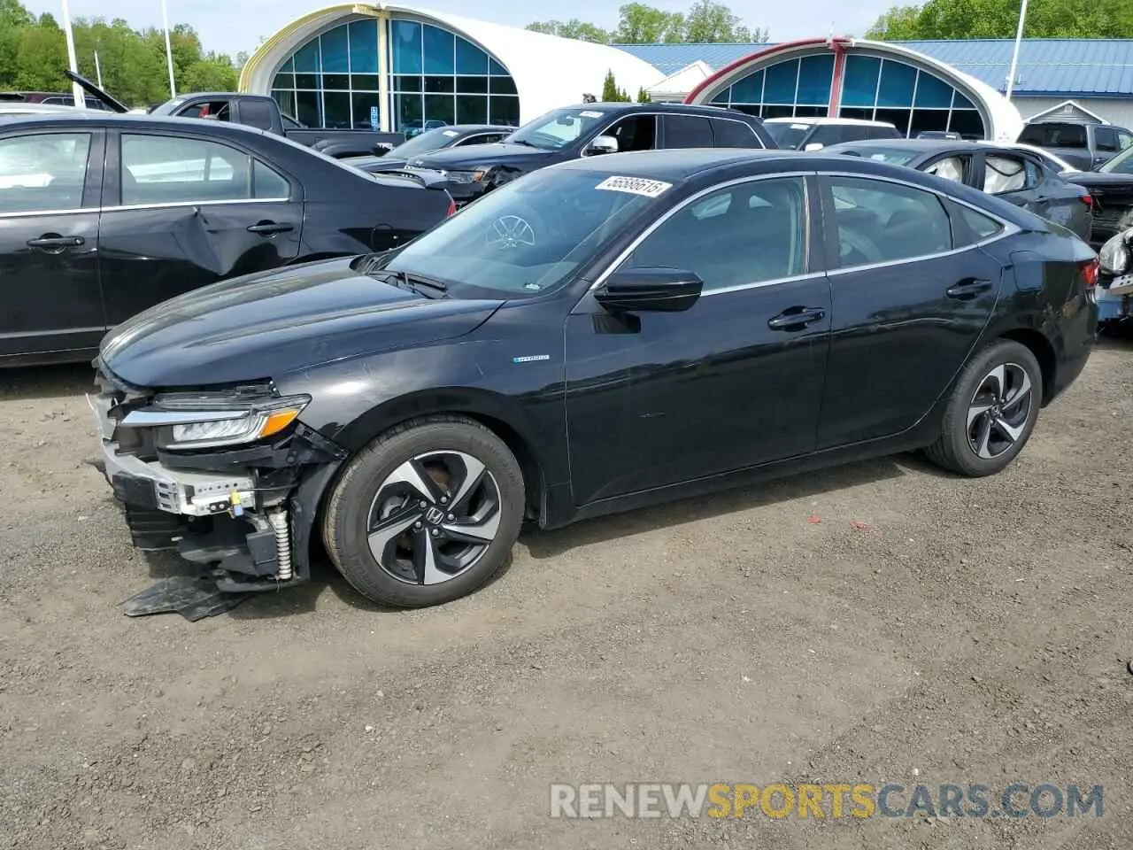 1 fotografías del automóvil dañado 19XZE4F58NE004220 HONDA INSIGHT 2022