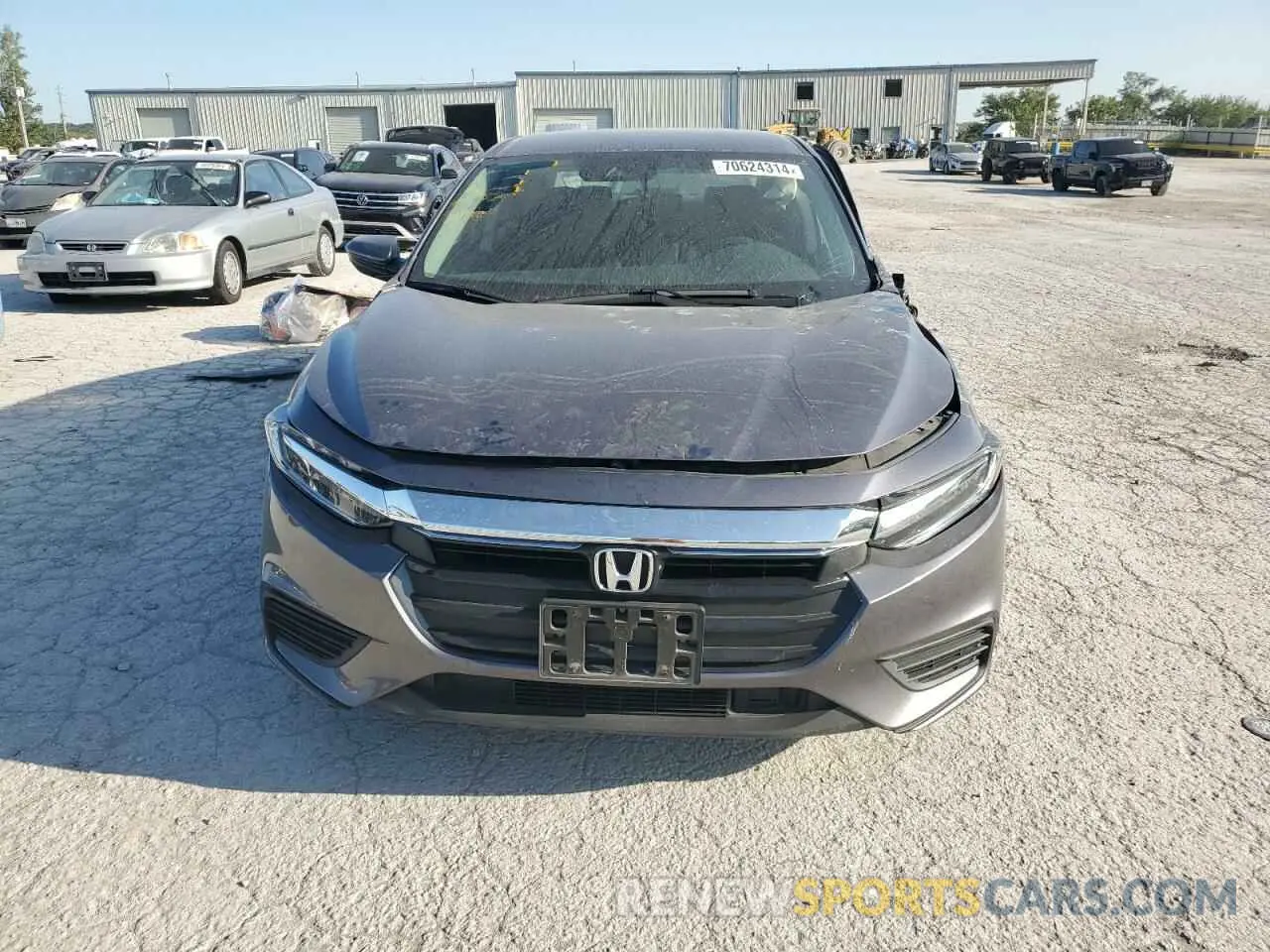 5 fotografías del automóvil dañado 19XZE4F58NE006386 HONDA INSIGHT 2022