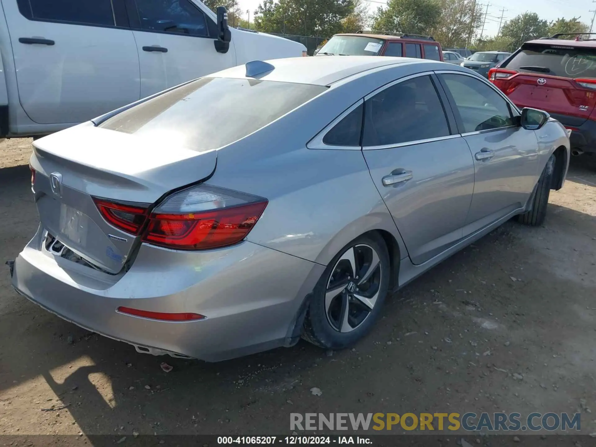 4 fotografías del automóvil dañado 19XZE4F58NE016111 HONDA INSIGHT 2022