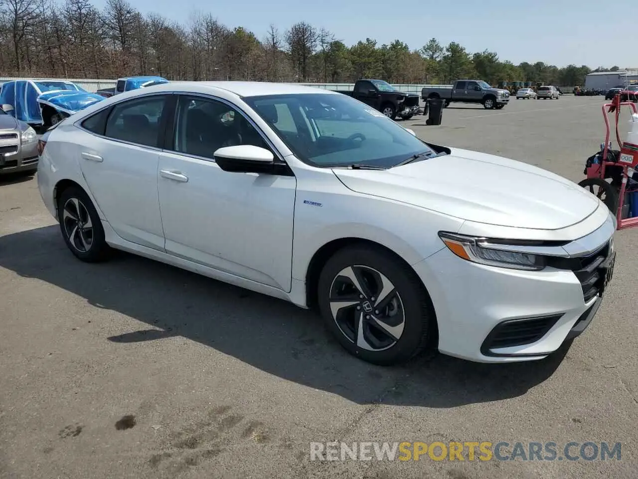 4 fotografías del automóvil dañado 19XZE4F58NE016724 HONDA INSIGHT 2022