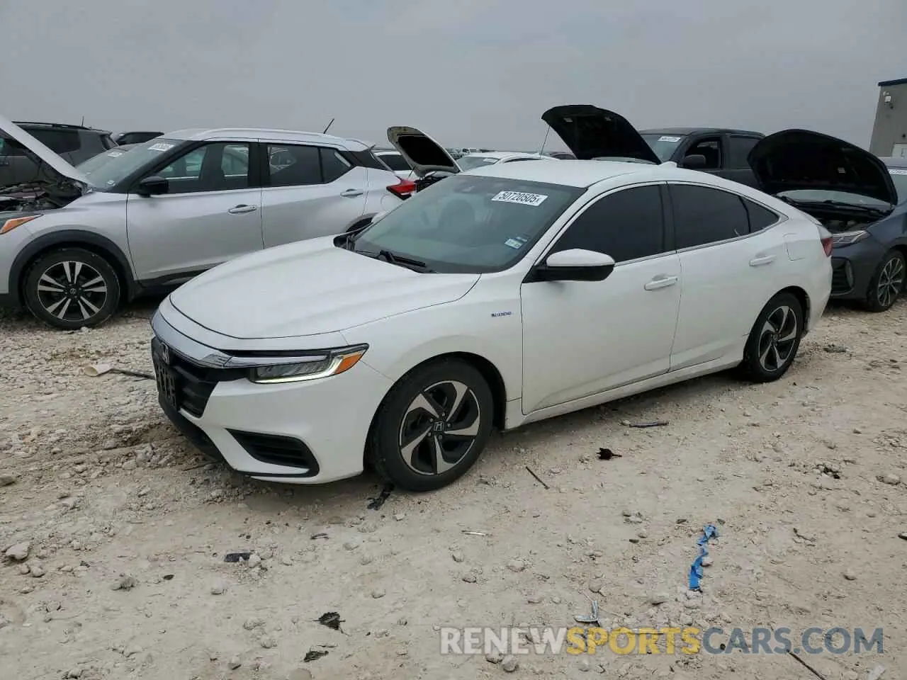 1 fotografías del automóvil dañado 19XZE4F59NE009443 HONDA INSIGHT 2022
