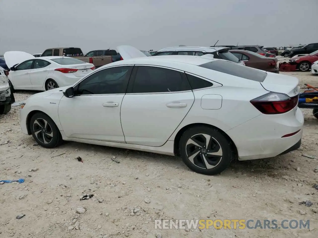 2 fotografías del automóvil dañado 19XZE4F59NE009443 HONDA INSIGHT 2022