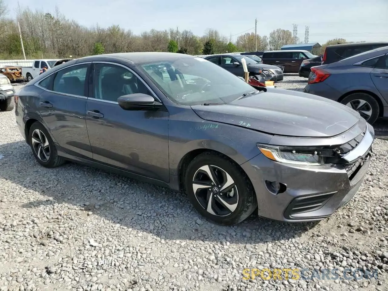4 fotografías del automóvil dañado 19XZE4F5XNE013940 HONDA INSIGHT 2022