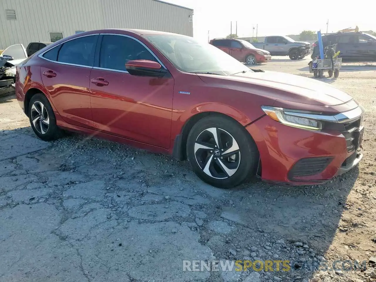 4 fotografías del automóvil dañado 19XZE4F5XNE017373 HONDA INSIGHT 2022