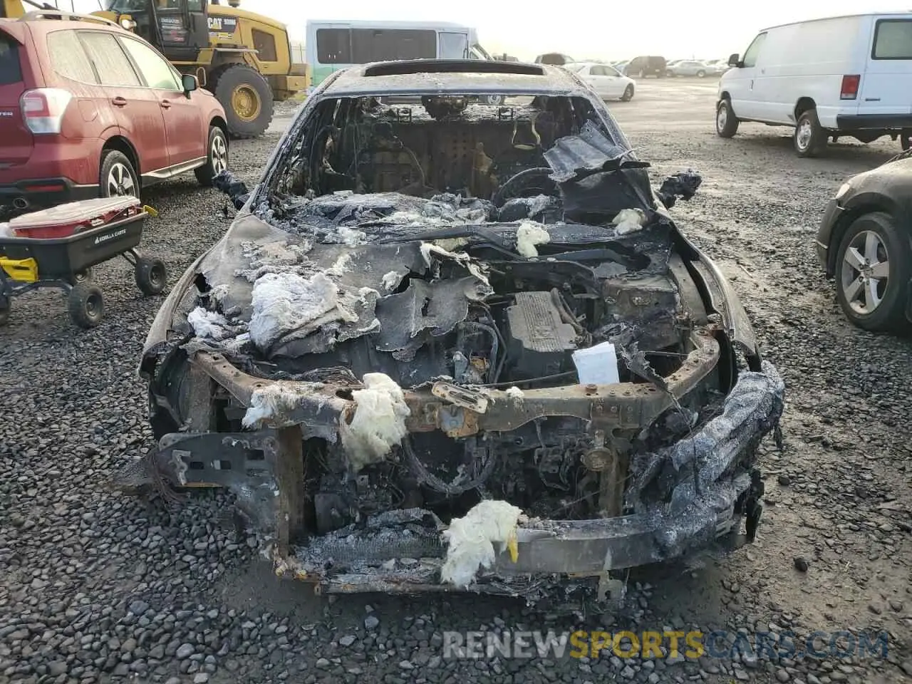5 fotografías del automóvil dañado 19XZE4F90NE000200 HONDA INSIGHT 2022
