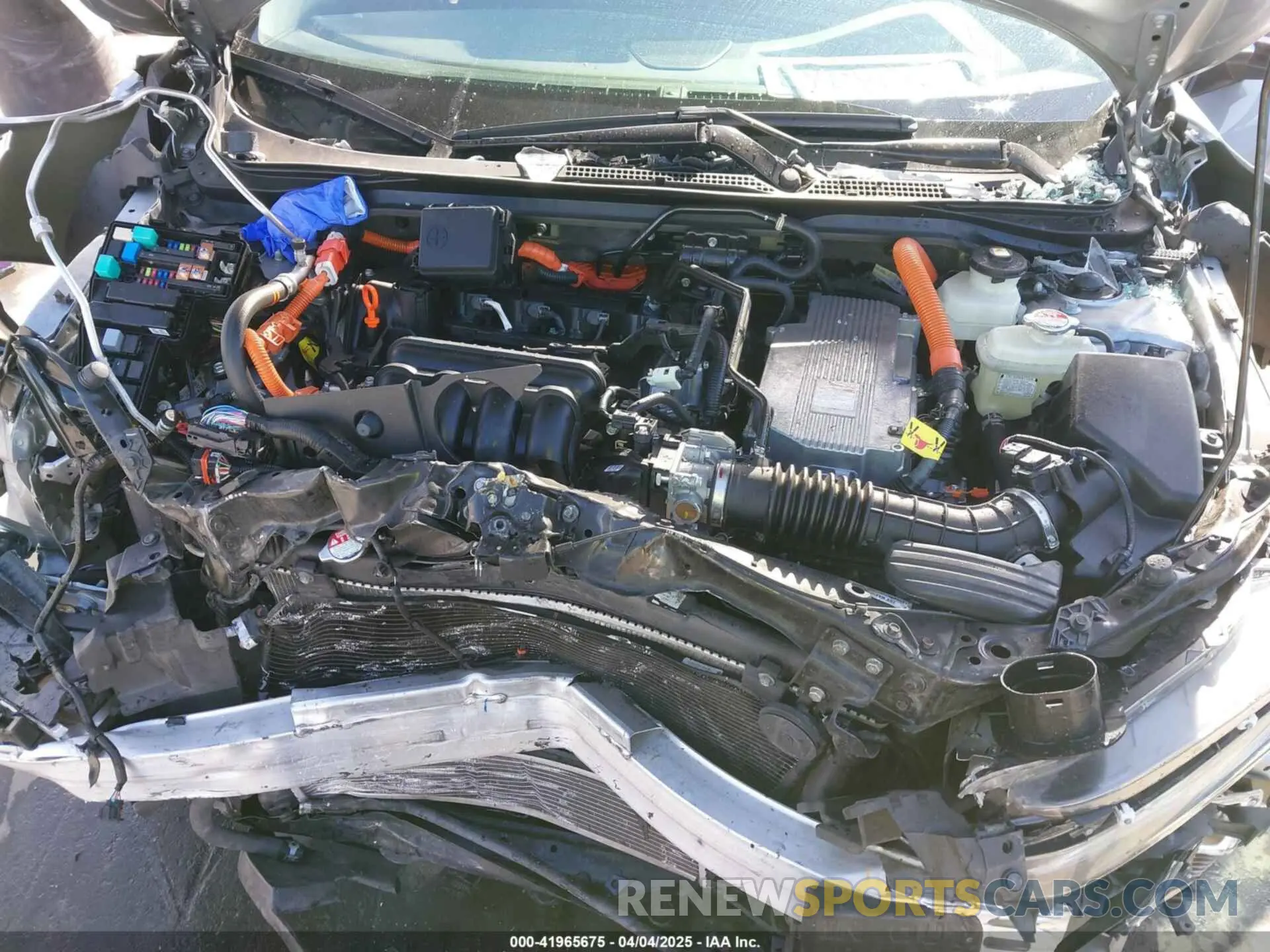 10 fotografías del automóvil dañado 19XZE4F91NE005941 HONDA INSIGHT 2022