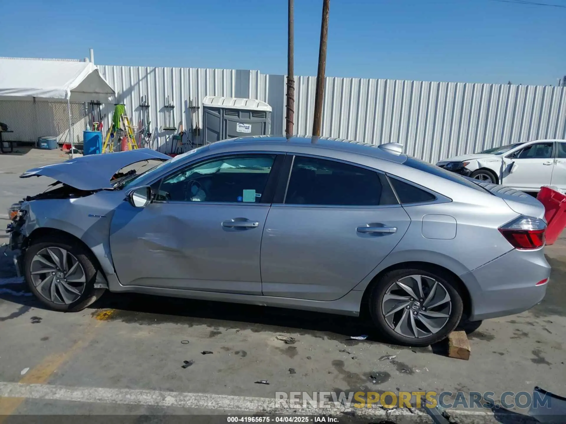 14 fotografías del automóvil dañado 19XZE4F91NE005941 HONDA INSIGHT 2022