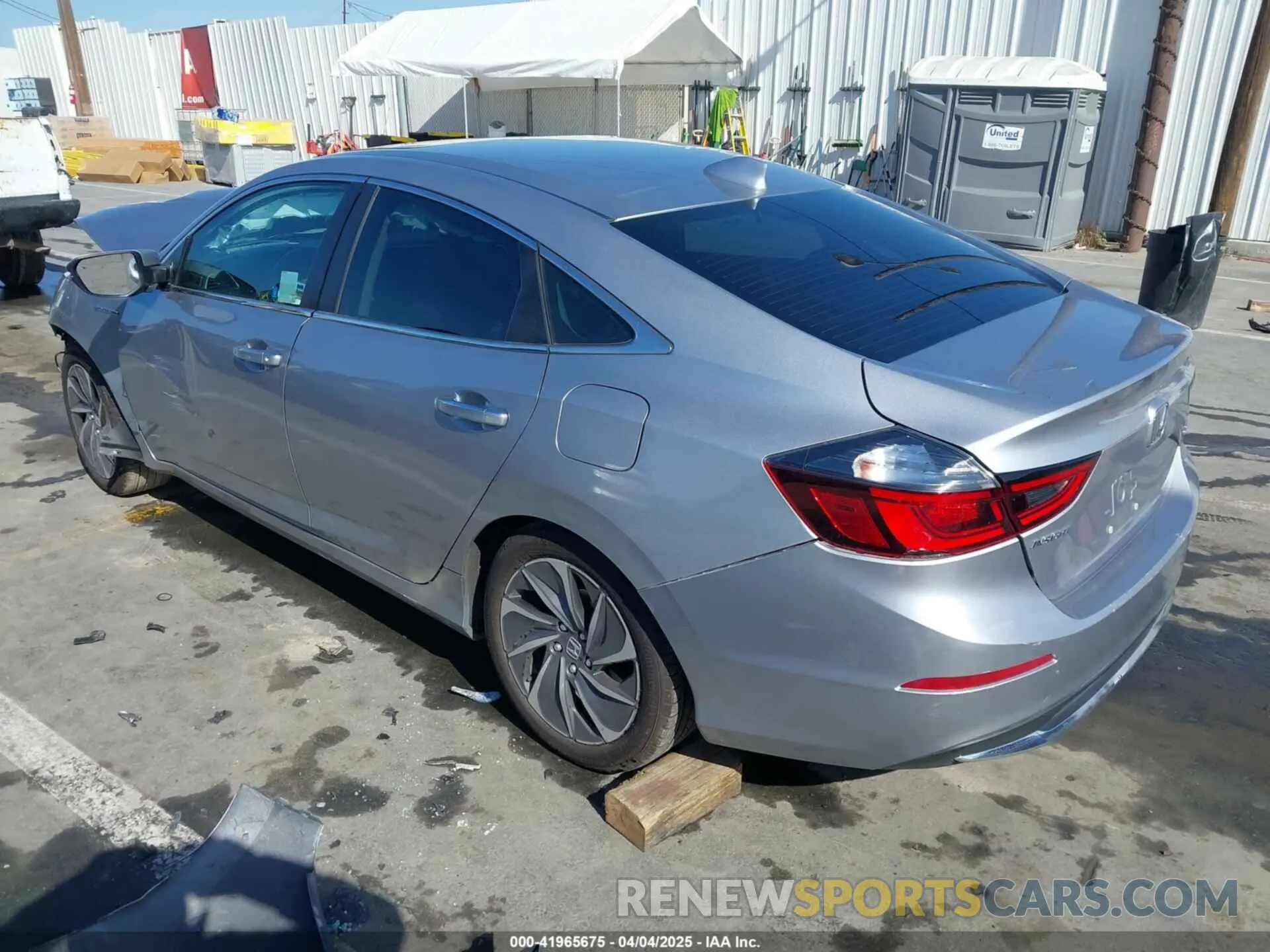 3 fotografías del automóvil dañado 19XZE4F91NE005941 HONDA INSIGHT 2022