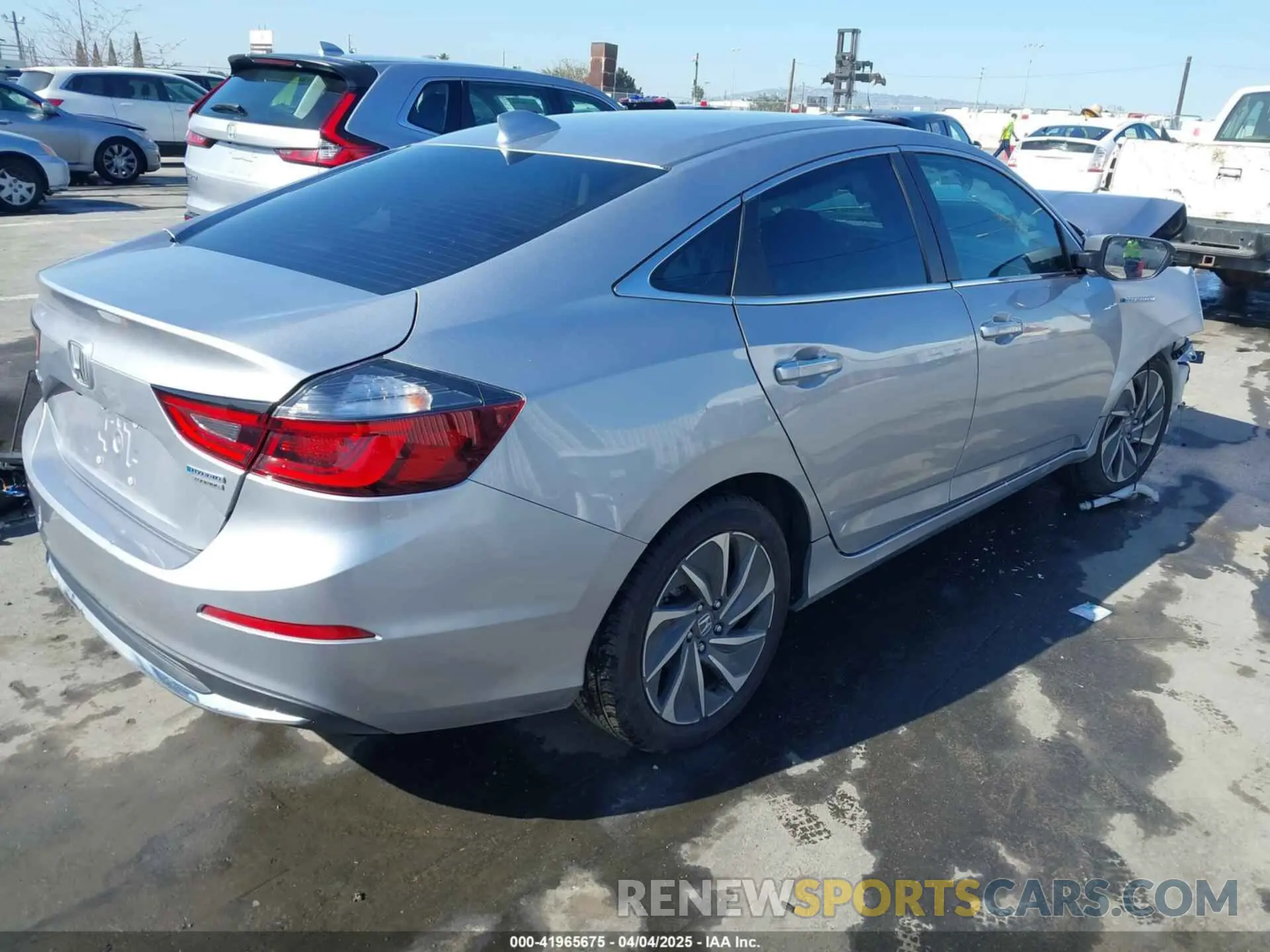 4 fotografías del automóvil dañado 19XZE4F91NE005941 HONDA INSIGHT 2022