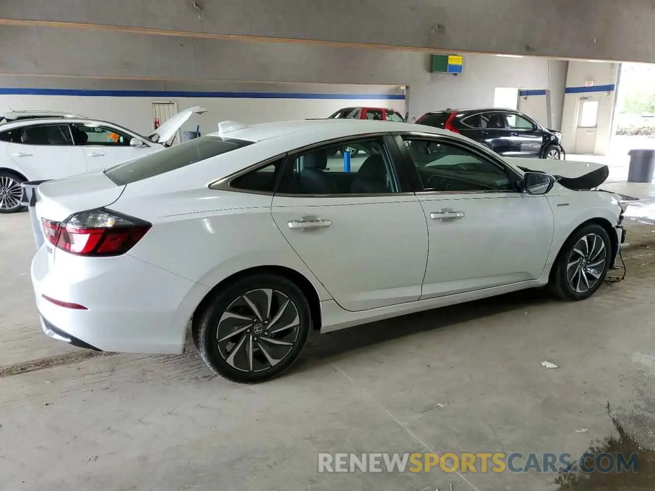 3 fotografías del automóvil dañado 19XZE4F94NE015248 HONDA INSIGHT 2022