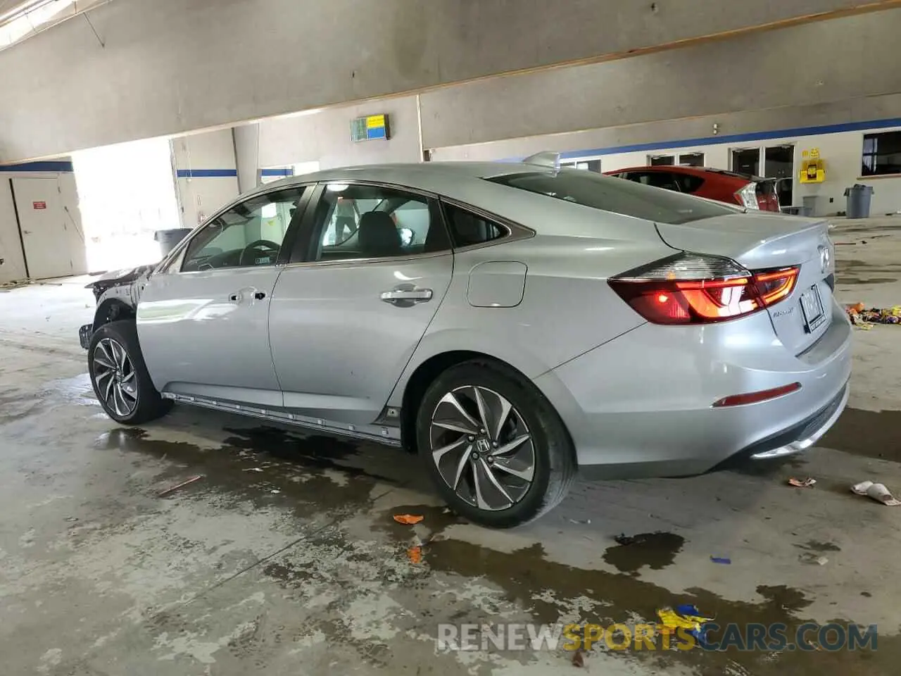 2 fotografías del automóvil dañado 19XZE4F95NE001343 HONDA INSIGHT 2022