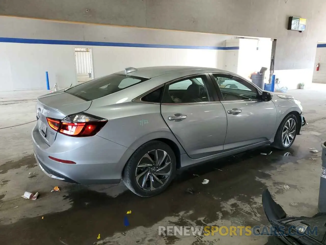 3 fotografías del automóvil dañado 19XZE4F95NE001343 HONDA INSIGHT 2022