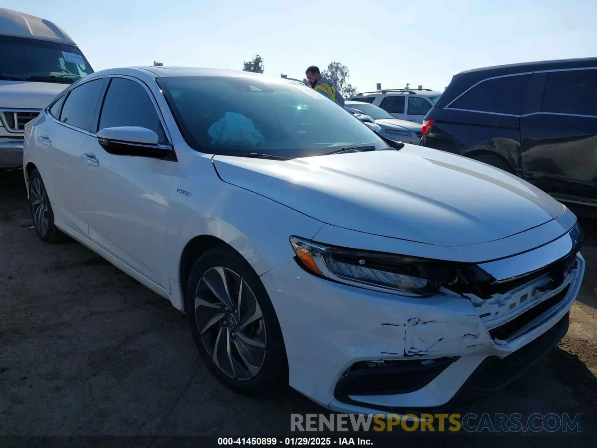 1 fotografías del automóvil dañado 19XZE4F95NE017767 HONDA INSIGHT 2022