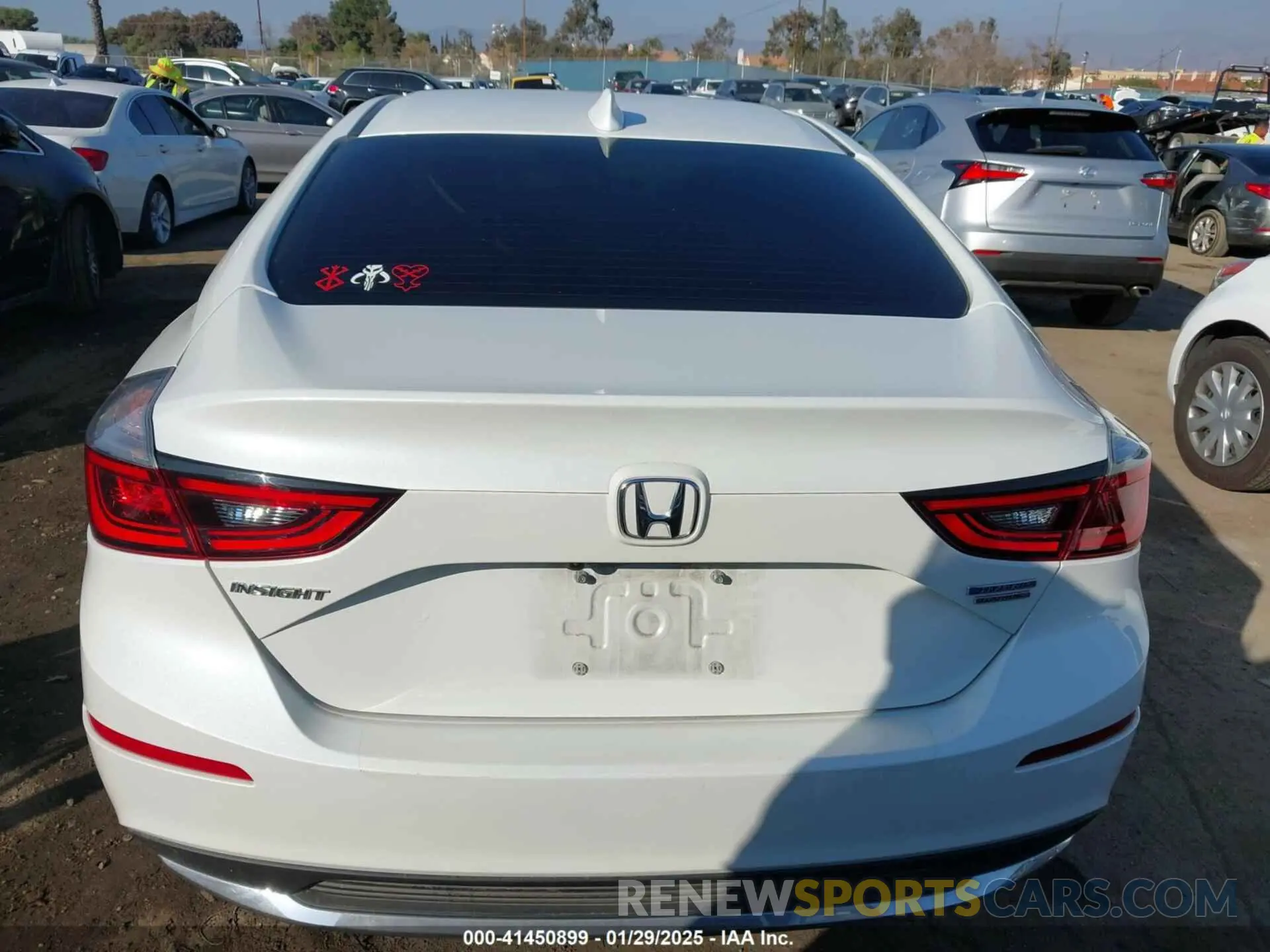 15 fotografías del automóvil dañado 19XZE4F95NE017767 HONDA INSIGHT 2022