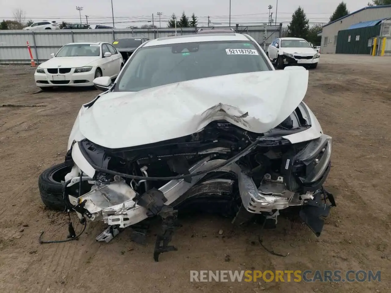 5 fotografías del automóvil dañado 19XZE4F99NE013494 HONDA INSIGHT 2022
