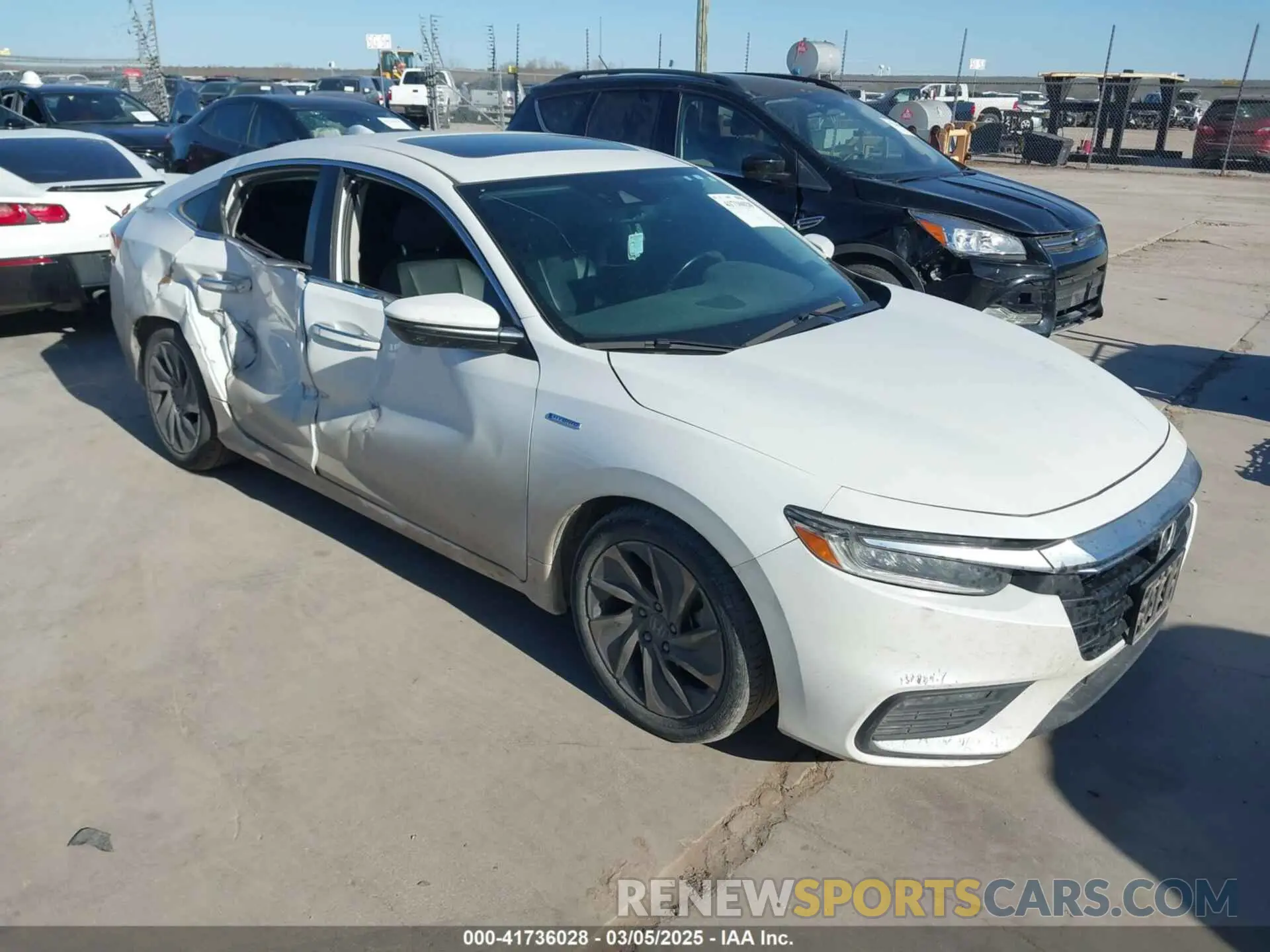 1 fotografías del automóvil dañado 19XZE4F9XNE001306 HONDA INSIGHT 2022