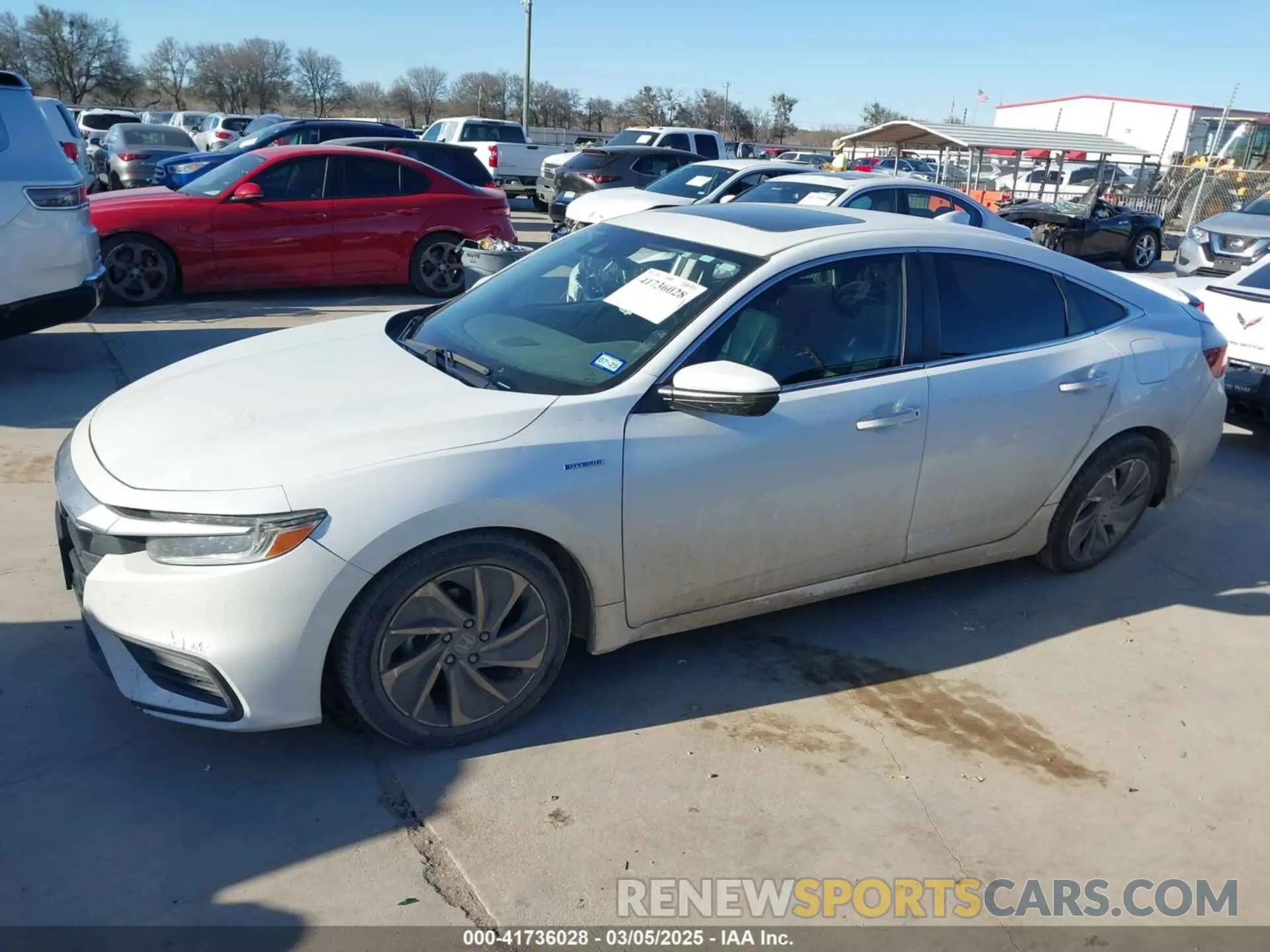 14 fotografías del automóvil dañado 19XZE4F9XNE001306 HONDA INSIGHT 2022