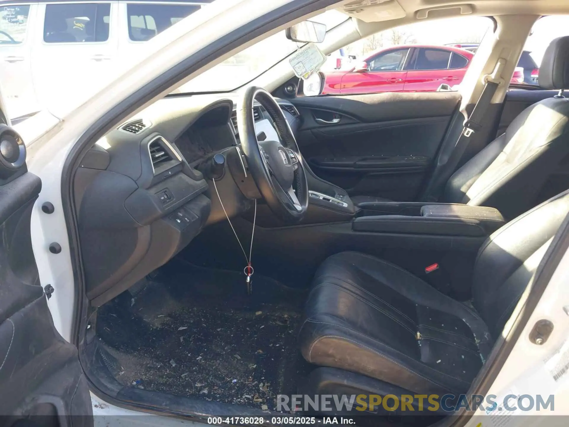 5 fotografías del automóvil dañado 19XZE4F9XNE001306 HONDA INSIGHT 2022