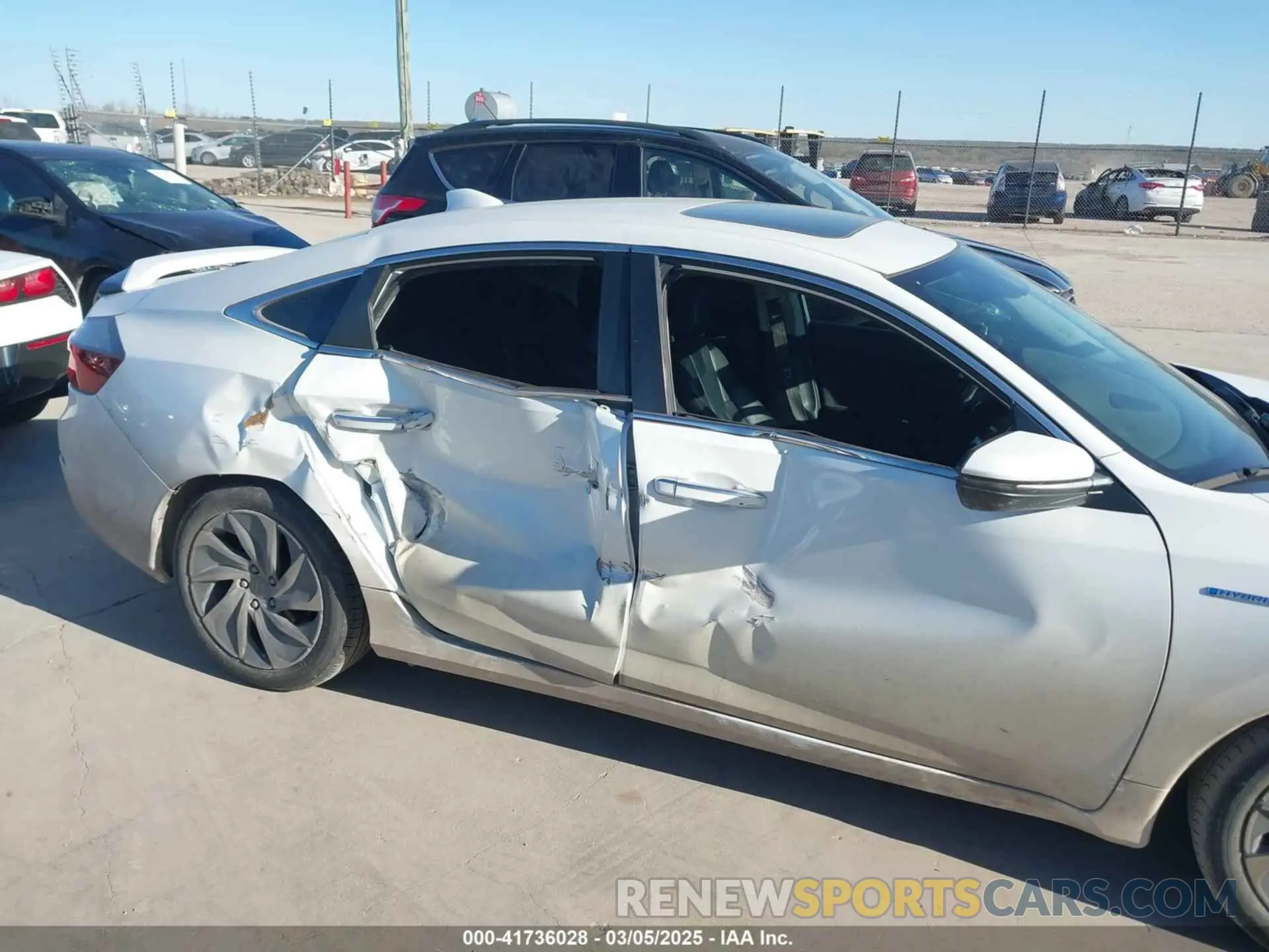6 fotografías del automóvil dañado 19XZE4F9XNE001306 HONDA INSIGHT 2022