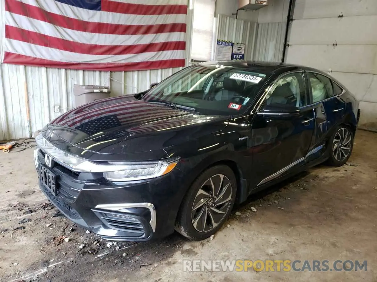1 fotografías del automóvil dañado 19XZE4F9XNE017554 HONDA INSIGHT 2022