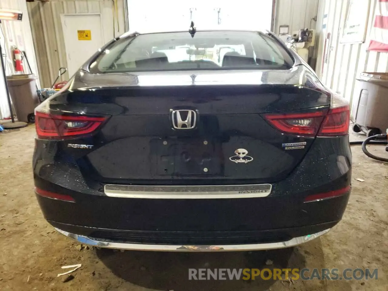 6 fotografías del automóvil dañado 19XZE4F9XNE017554 HONDA INSIGHT 2022