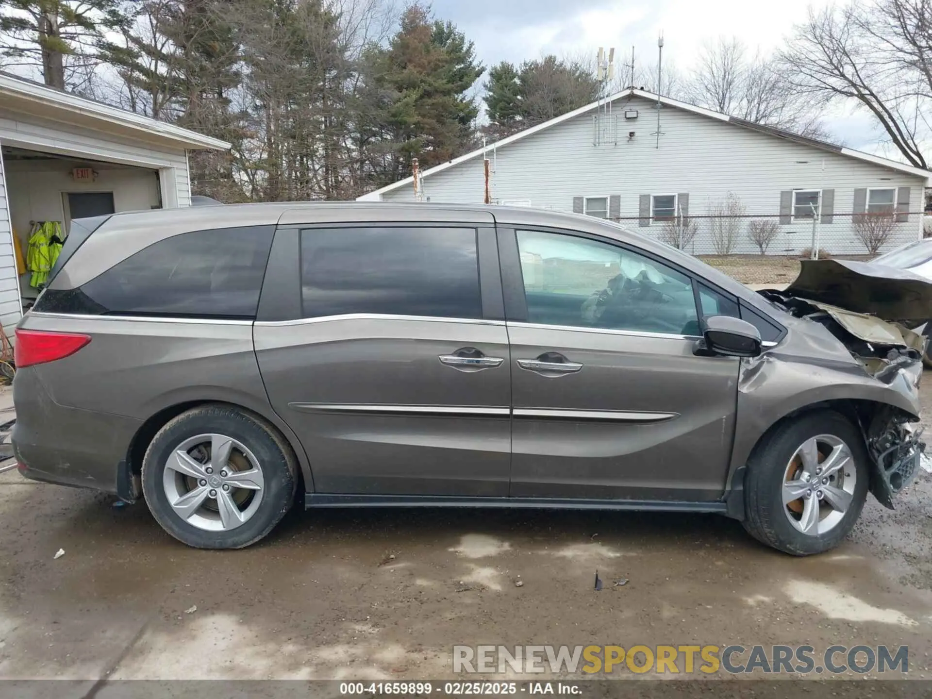 14 fotografías del automóvil dañado 5FNRL6H50KB097304 HONDA ODYSSEY 2019