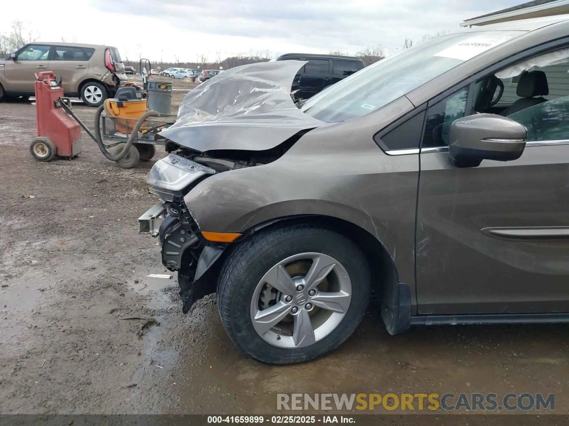19 fotografías del automóvil dañado 5FNRL6H50KB097304 HONDA ODYSSEY 2019