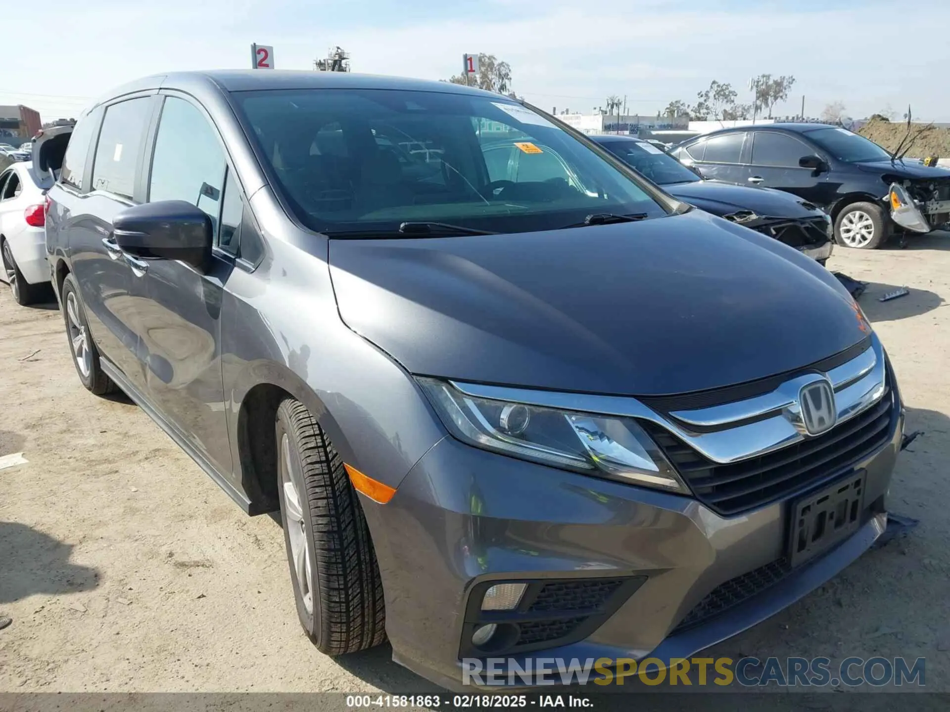1 fotografías del automóvil dañado 5FNRL6H51KB127099 HONDA ODYSSEY 2019