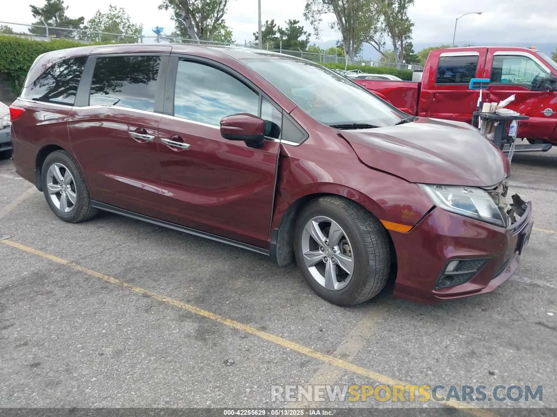1 fotografías del automóvil dañado 5FNRL6H53KB046833 HONDA ODYSSEY 2019