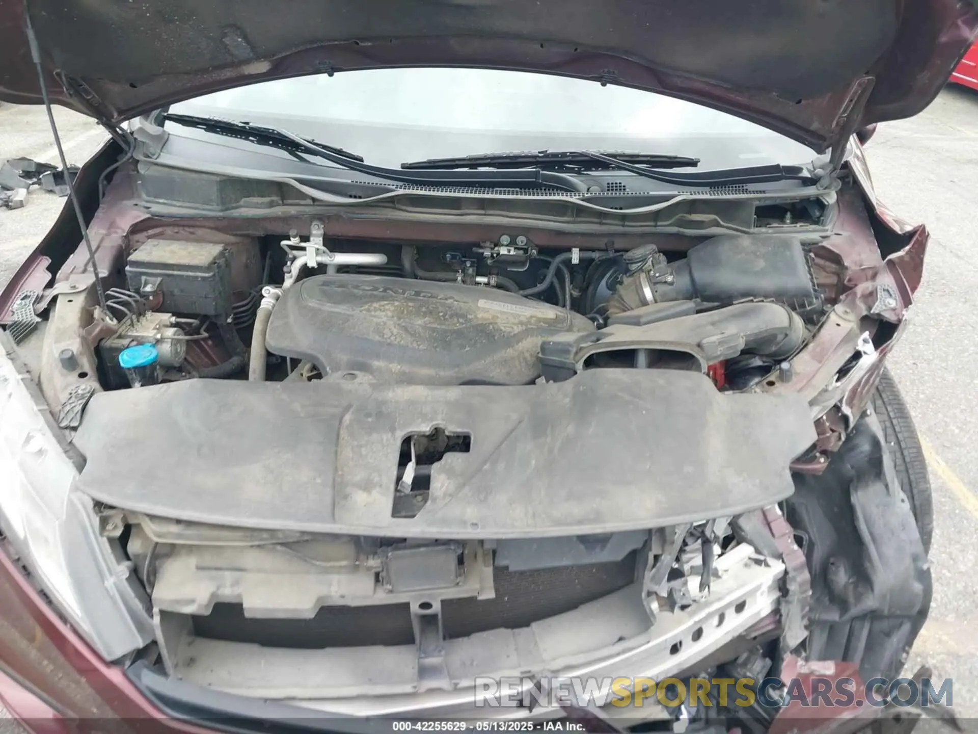 10 fotografías del automóvil dañado 5FNRL6H53KB046833 HONDA ODYSSEY 2019