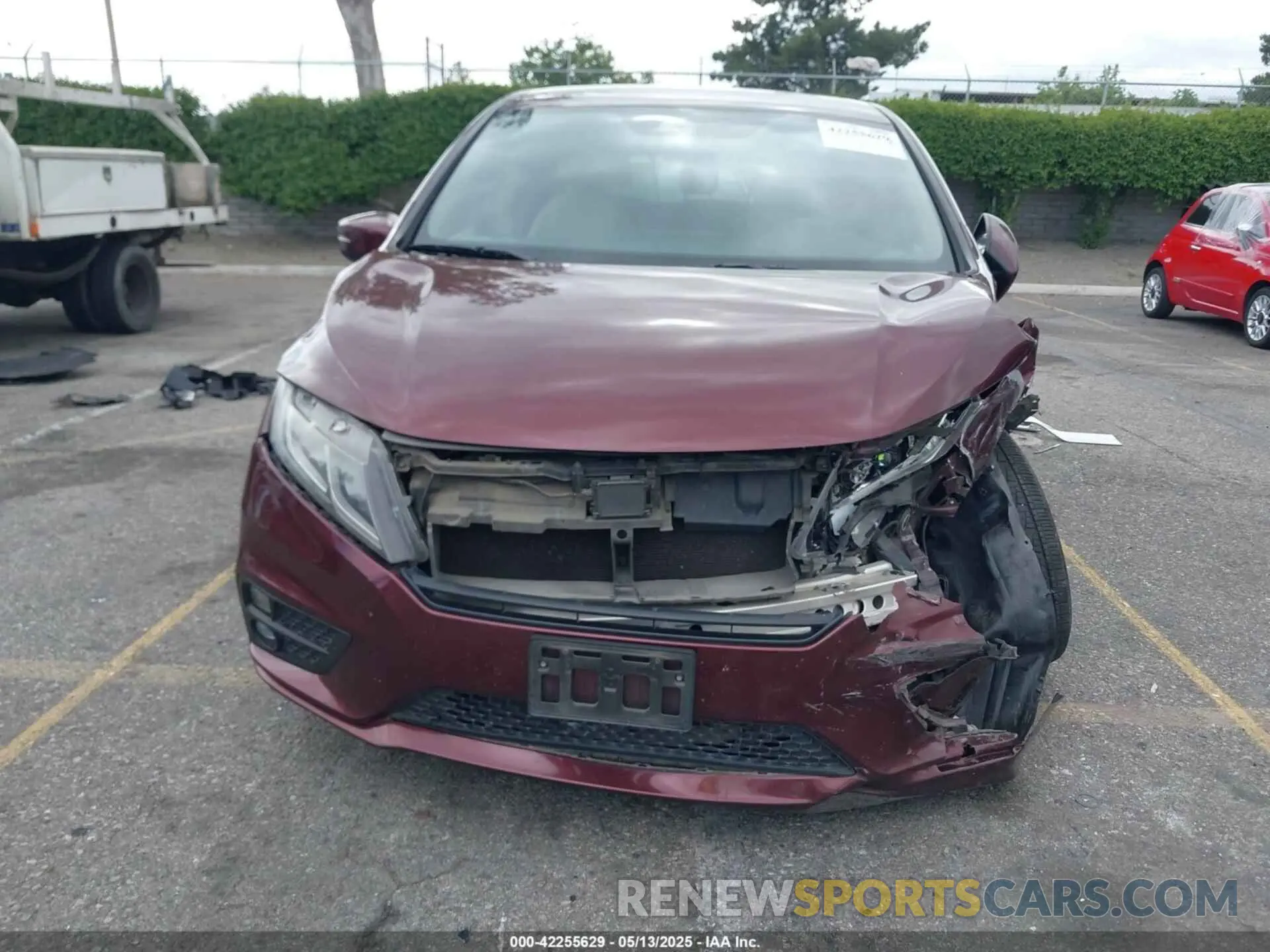 13 fotografías del automóvil dañado 5FNRL6H53KB046833 HONDA ODYSSEY 2019