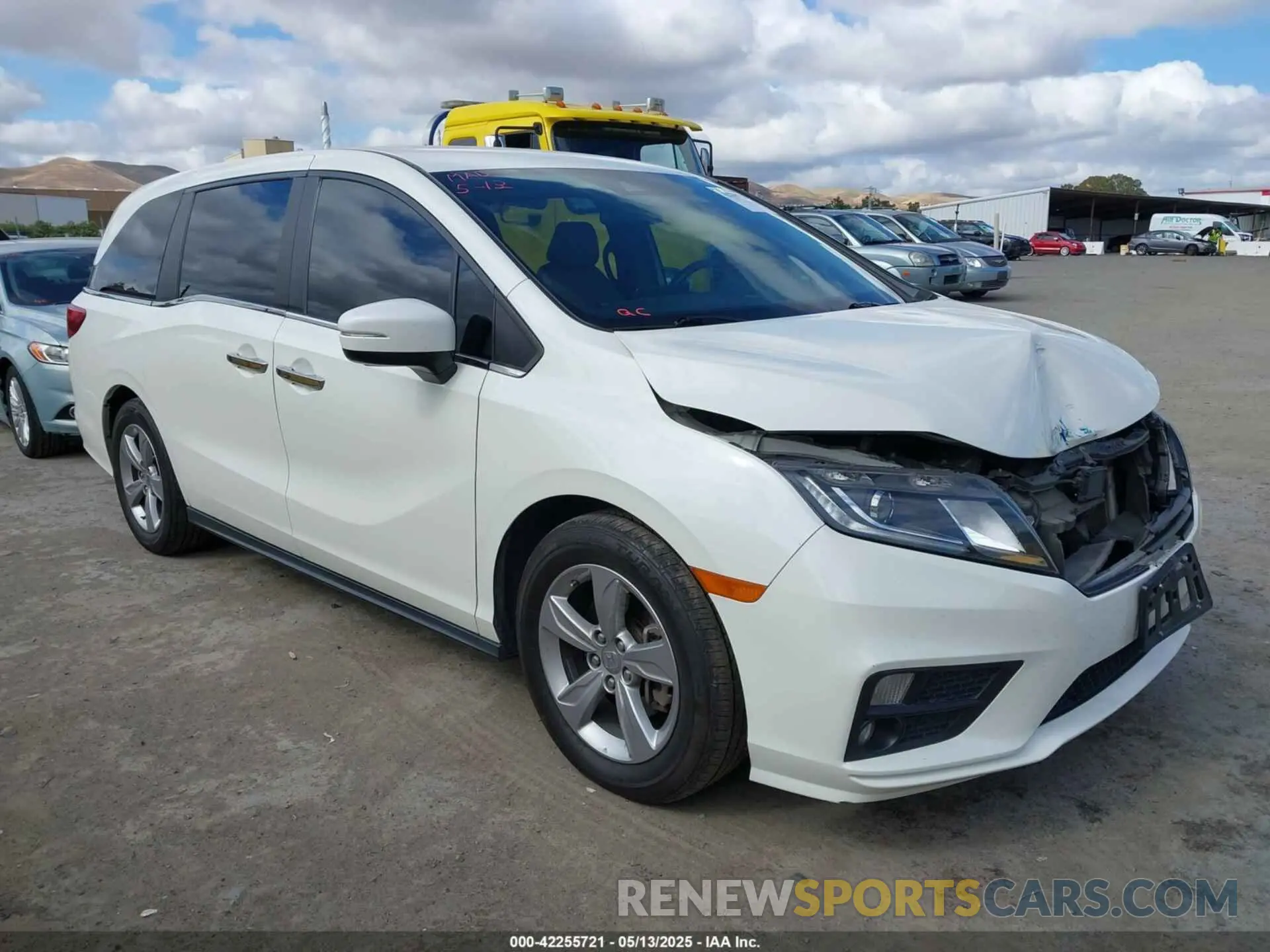 1 fotografías del automóvil dañado 5FNRL6H53KB049263 HONDA ODYSSEY 2019