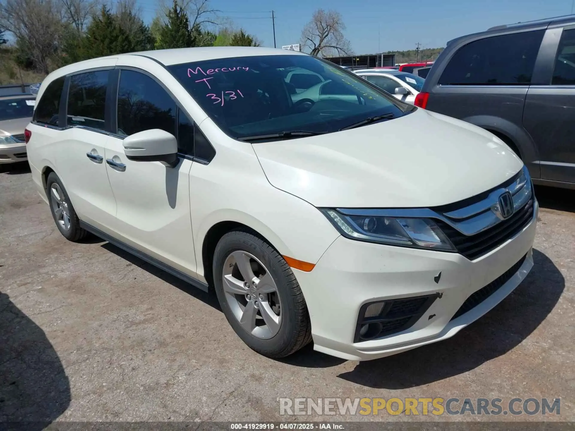 1 fotografías del automóvil dañado 5FNRL6H54KB053841 HONDA ODYSSEY 2019
