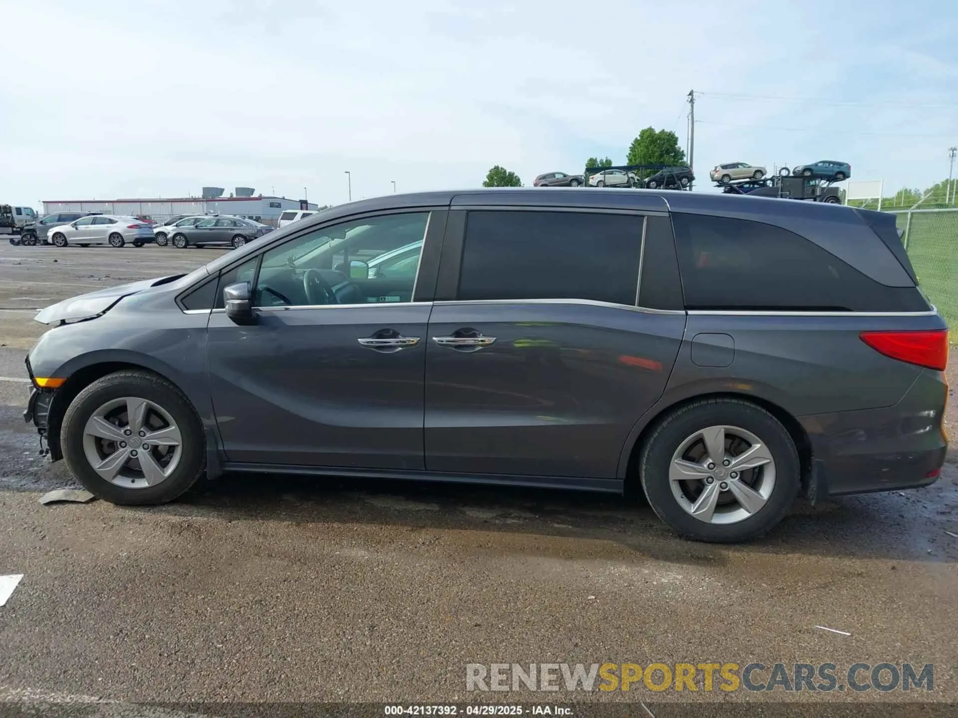 15 fotografías del automóvil dañado 5FNRL6H54KB096866 HONDA ODYSSEY 2019