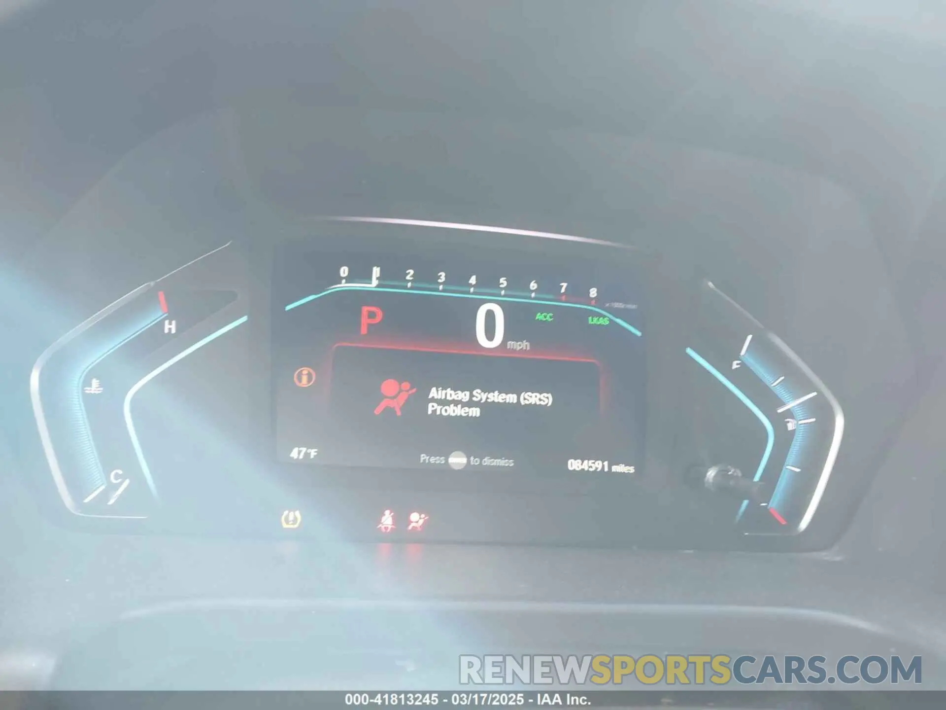 7 fotografías del automóvil dañado 5FNRL6H57KB023443 HONDA ODYSSEY 2019