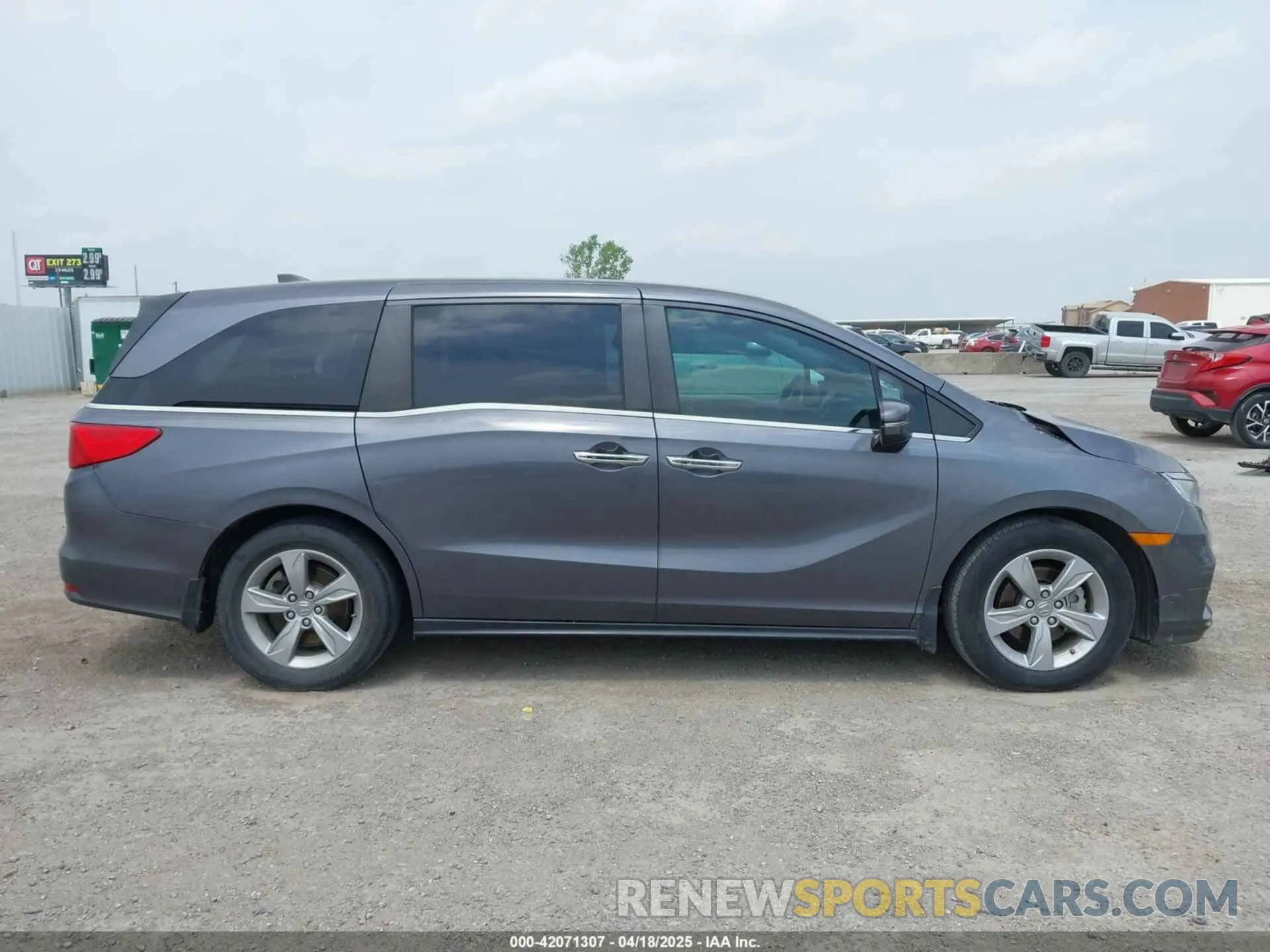 13 fotografías del automóvil dañado 5FNRL6H59KB101401 HONDA ODYSSEY 2019