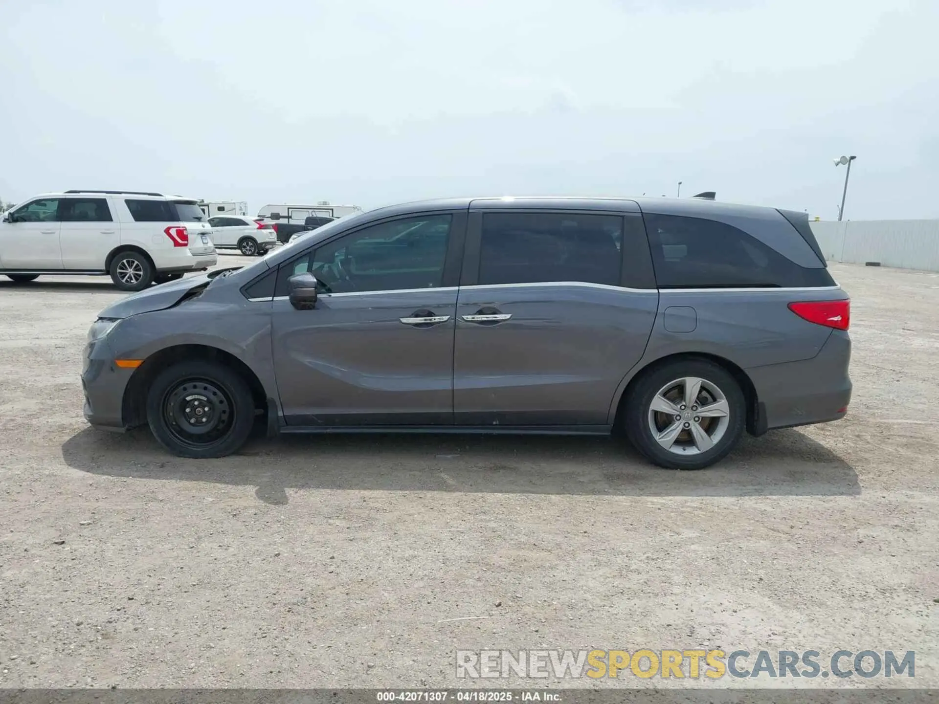 14 fotografías del automóvil dañado 5FNRL6H59KB101401 HONDA ODYSSEY 2019