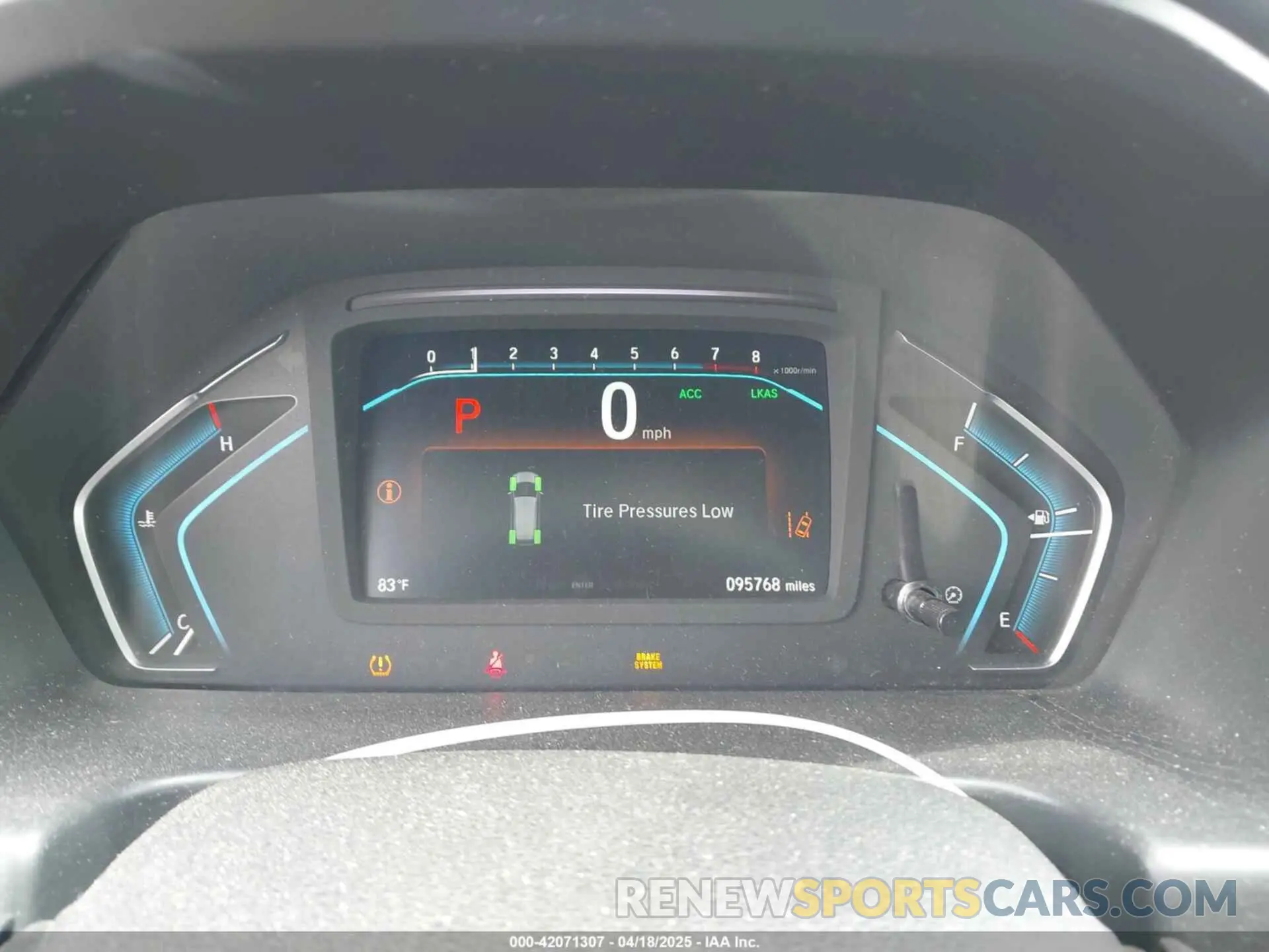 7 fotografías del automóvil dañado 5FNRL6H59KB101401 HONDA ODYSSEY 2019