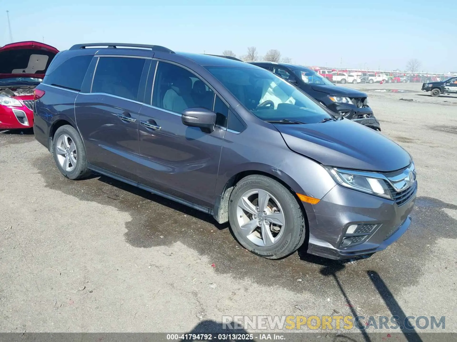 1 fotografías del automóvil dañado 5FNRL6H59KB131319 HONDA ODYSSEY 2019