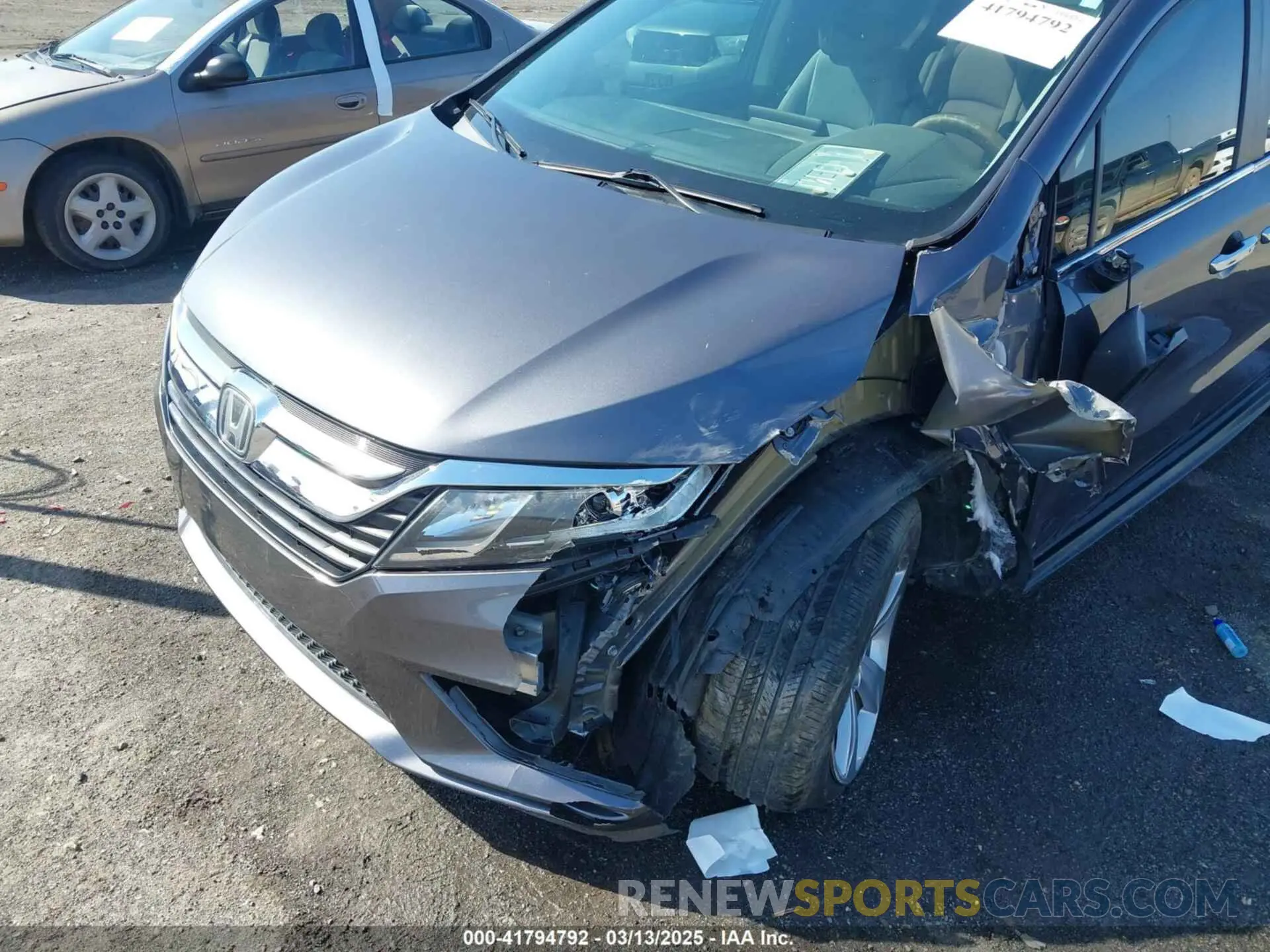 6 fotografías del automóvil dañado 5FNRL6H59KB131319 HONDA ODYSSEY 2019